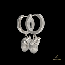 Load image into Gallery viewer, Cardiac Hoop Earrings