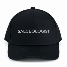 Load image into Gallery viewer, Salceology Black Nylon A Frame Snapback Cap with Salceologist Design
